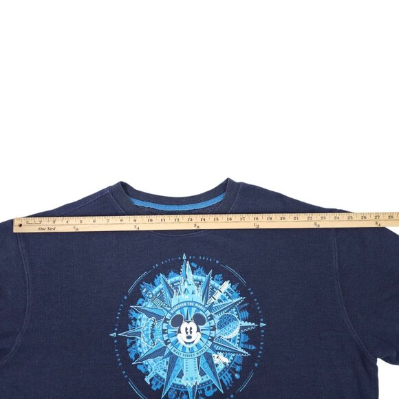 Disney Parks Mickey Mouse Graphic Sweatshirt Sweater Adult XXL Kangaroo Pocket - Picture 5 of 16